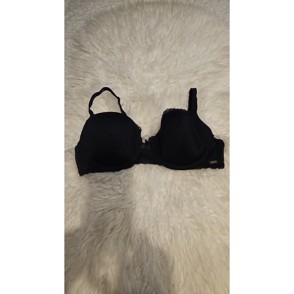 Women’s Black Padded Underwire Bra – Size 36C, Smooth Everyday Support - Picture 2 of 6